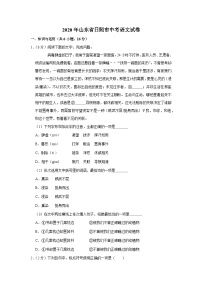 2020年山东省日照市中考语文试卷