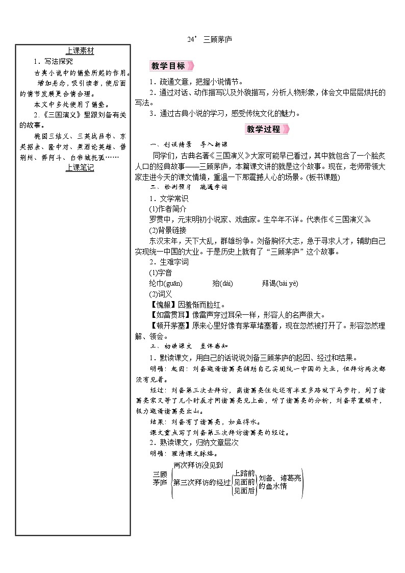24　三顾茅庐第1页