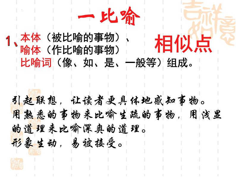 2023年中考语文三轮冲刺专题复习：正确运用常见的修辞方法  课件08