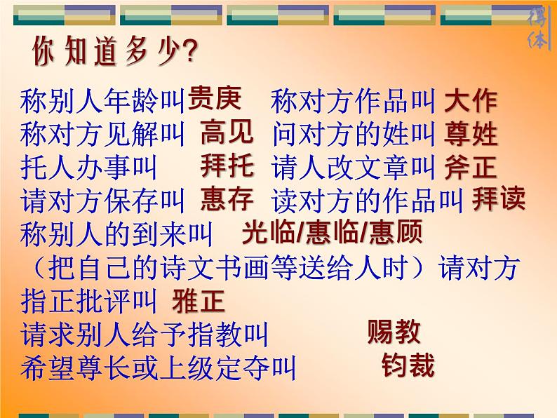 中考语文三轮冲刺：语言表达得体  课件08