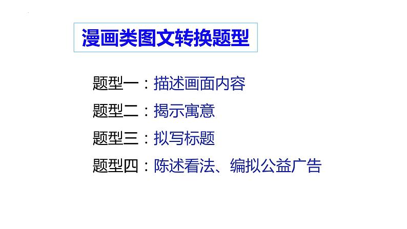 中考语文专题复习：图文转换之漫画  课件06