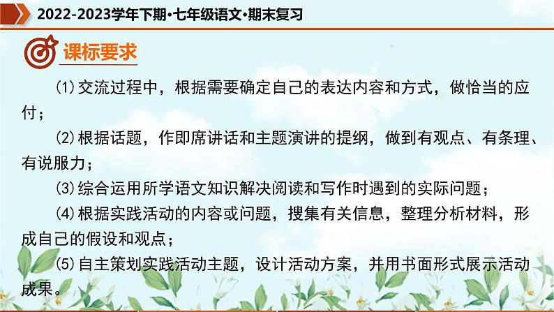 专题07 综合性学习（课件）-2022-2023学年七年级语文下册期末复习精品课件及专题检测第8页