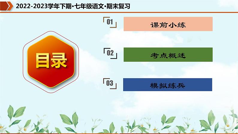 专题09 小说阅读（课件）-2022-2023学年七年级语文下册期末复习精品课件及专题检测02