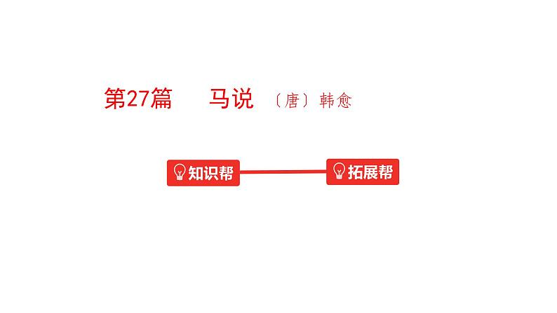 中考语文文言文复习--   马说课件PPT01