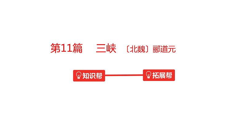 中考语文文言文复习--   三峡课件PPT第1页