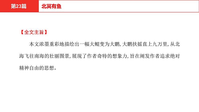 中考语文文言文复习--  北冥有鱼课件PPT05