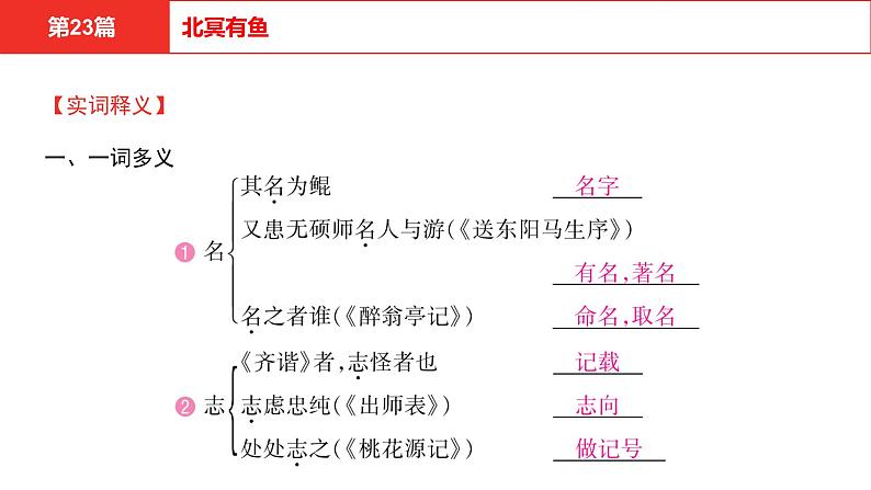 中考语文文言文复习--  北冥有鱼课件PPT08