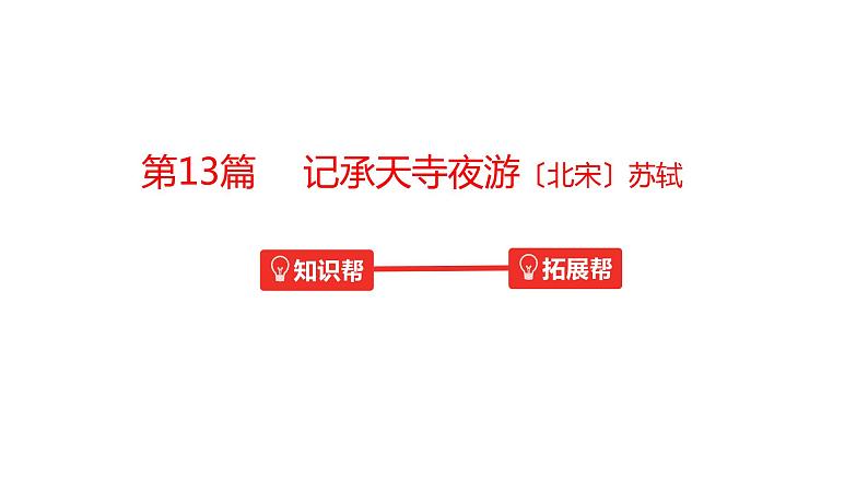 中考语文文言文复习--  记承天寺夜游课件PPT01