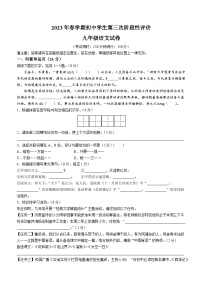 2023年江苏省泰州市兴化市中考三模语文试题（含答案）