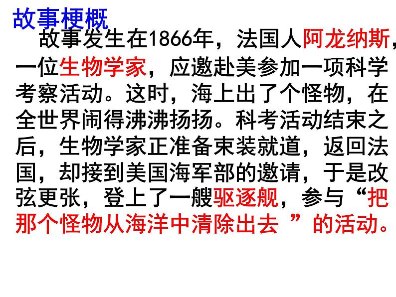 名著导读：海底两万里课件PPT第6页