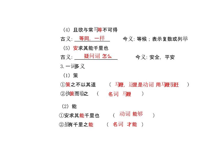 八下第六单元马说同步课件08