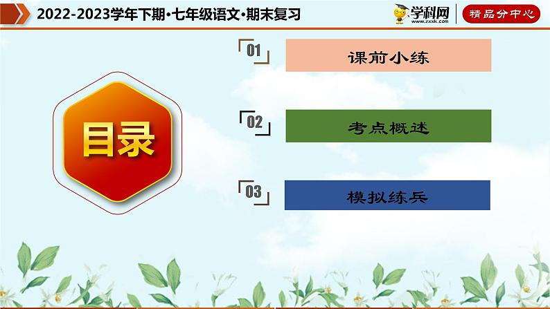 【期末考点专项】部编版语文2022-2023学年七年级下册期末：专题09 小说阅读（课件）02