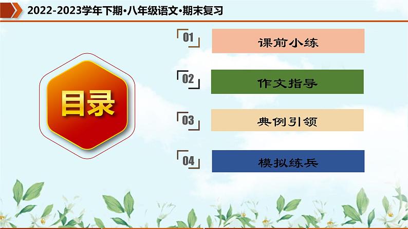 【期末专题复习】部编版语文2022-2023学年八年级下册期末：专题16  临场作文高分指导（课件）02