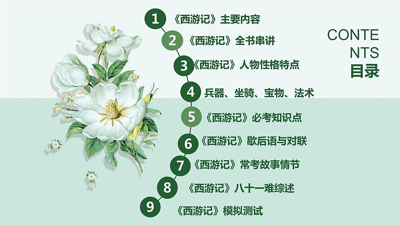 名著西游记中考通关考点课件PPT02