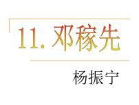 人教部编版邓稼先课文配套课件ppt
