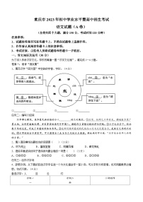 2023年重庆市中考语文真题A卷(无答案)