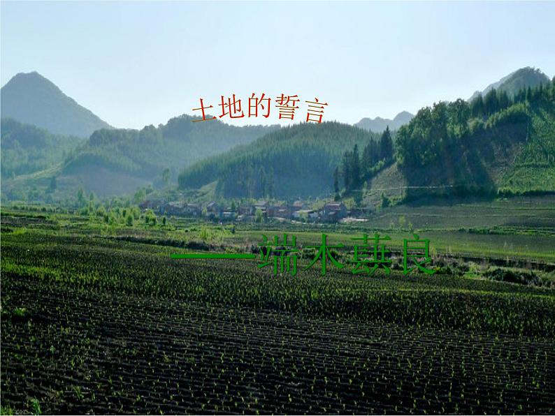 第7课《土地的誓言》PPT课件4-七年级语文下册统编版第7页