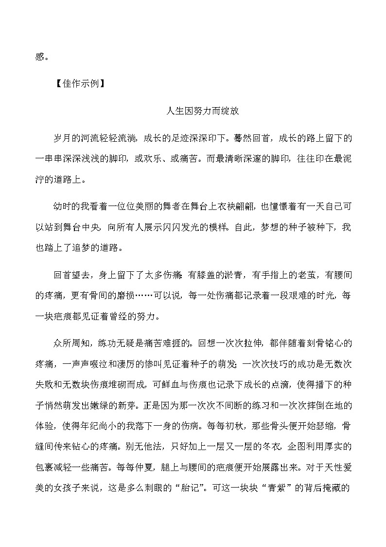 2023年中考作文终极押题+写作指导+范本必背17第2页