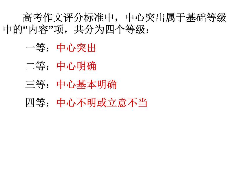 写作：如何突出中心同步课件 课件02