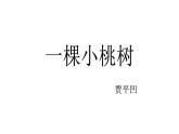 第18课《一棵小桃树》PPT课件9-七年级语文下册统编版