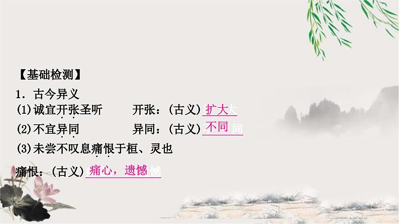 中考语文复习课内文言文基础储备练7出师表课件第6页