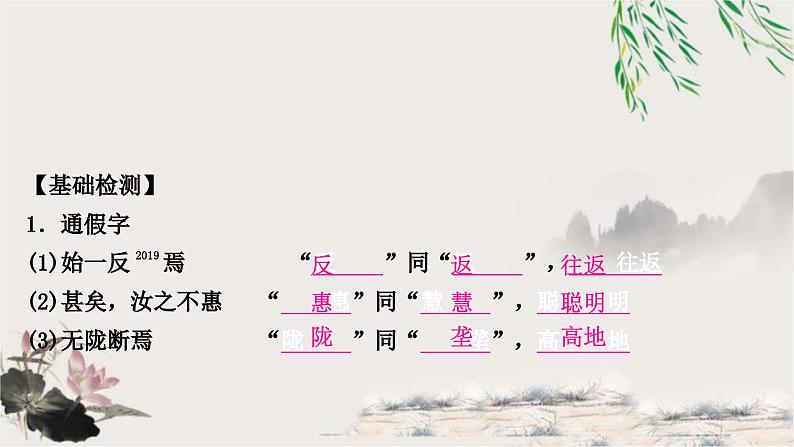 中考语文复习课内文言文基础储备练26愚公移山课件第3页