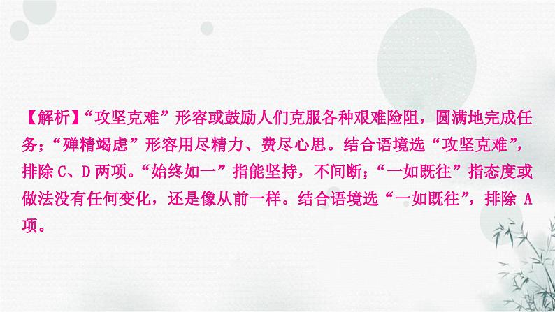 中考语文复习专题十词语的理解与运用提升作业课件05