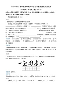 广西南宁市邕宁区2021-2022学年八年级下学期期末语文试题及答案