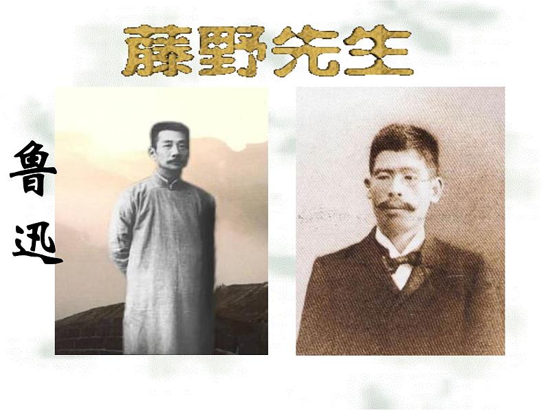 第5课《藤野先生》PPT课件5-八年级语文上册统编版01