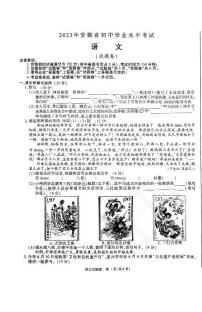 2023安徽中考语文真题含答案