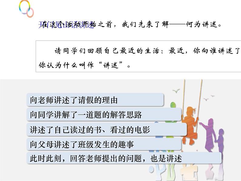 八上口语交际：讲述同步课件06