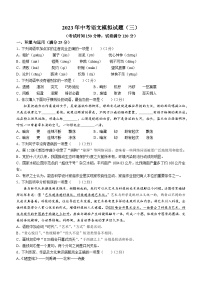 2023年辽宁省朝阳市朝阳县朝阳县部分学校联考三模语文试题（含答案）