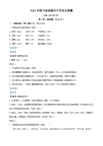 2023年四川省成都市中考语文真题（解析版）