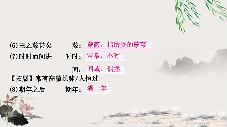 中考语文复习文言文基础储备练邹忌讽齐王纳谏课件第7页