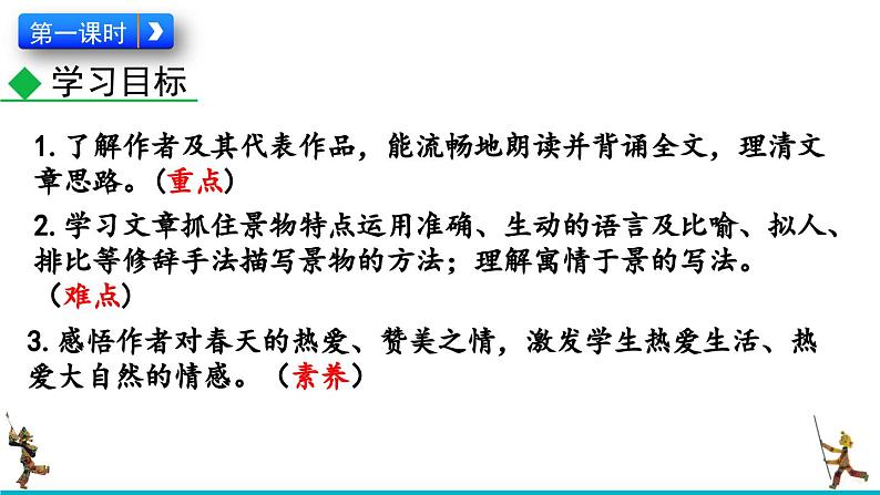 部编版语文七年级上册教学课件1 春第4页