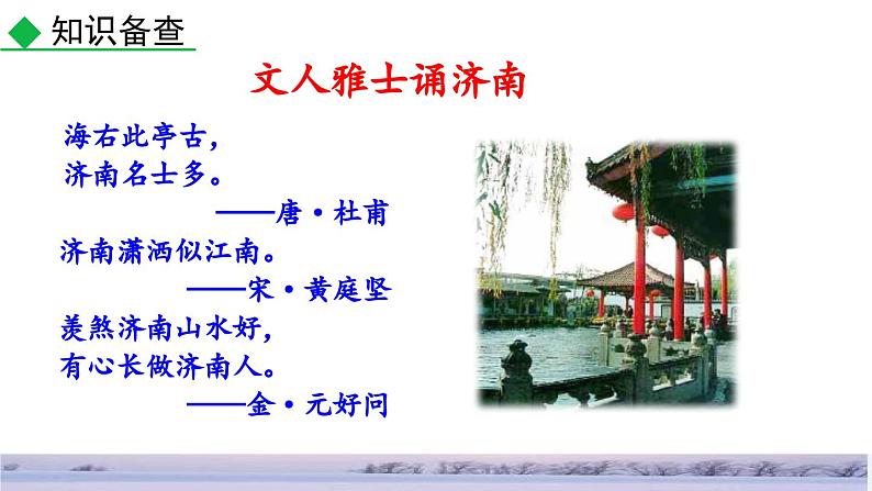 部编版语文七年级上册教学课件2 济南的冬天06