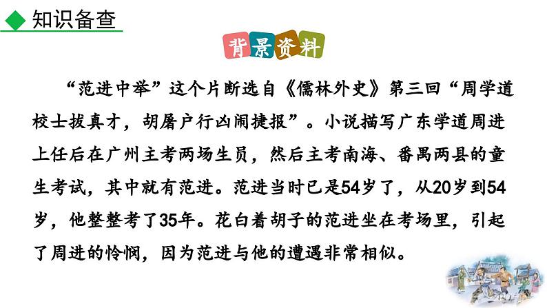 部编版语文九年级上册教学课件 23 范进中举07