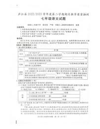安徽省合肥市庐江县2022-2023学年七年级下学期期末检测语文试题