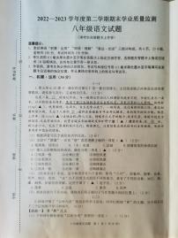 江苏省连云港市灌云县2022-2023学年八年级下学期期末学业质量监测语文试卷