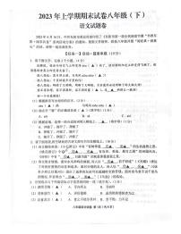 浙江省金华市东阳市2022-2023学年八年级下学期期末考试语文试题