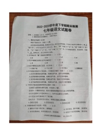 江西省赣州市大余县2022-2023学年七年级下学期期末考试语文试题