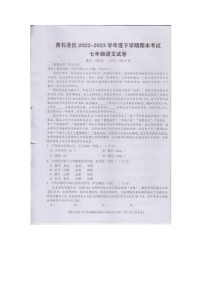 湖北省黄石市黄石港区2022-2023学年七年级下学期6月期末语文试题