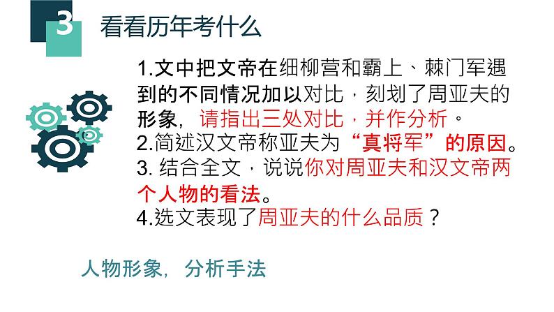人物形象类文言文专题复习   课件 2023年中考语文二轮专题07