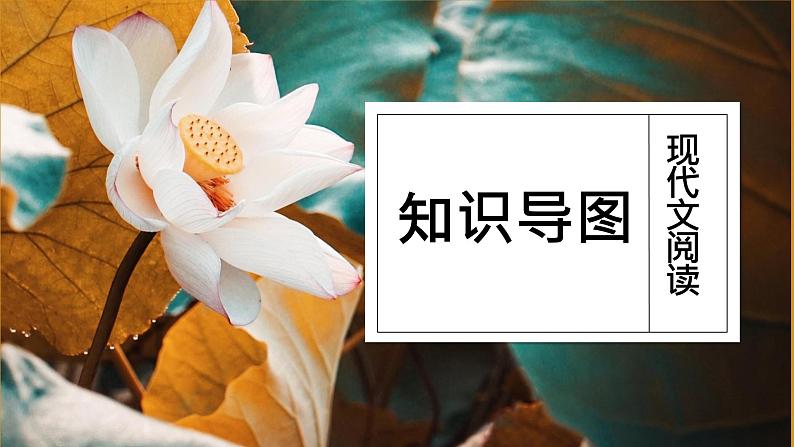 中考语文二轮专题复习：现代文阅读之知识导图课件PPT第1页