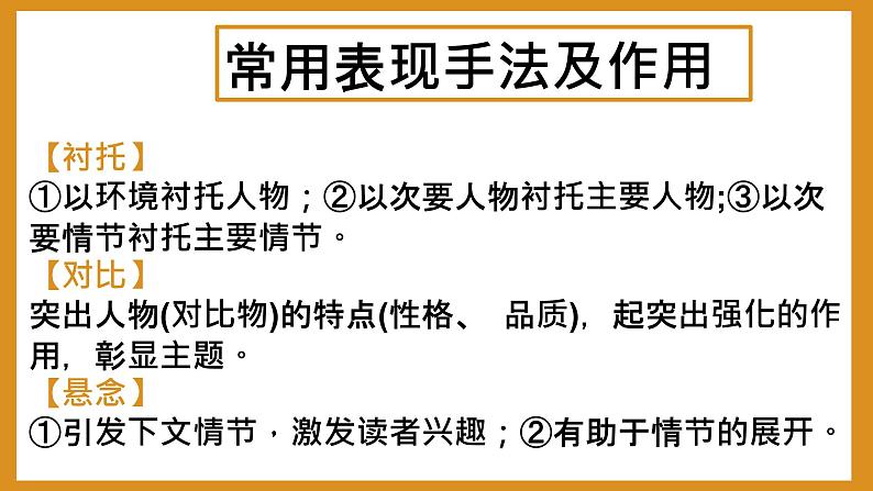 中考语文二轮专题复习：现代文阅读之知识导图课件PPT第8页