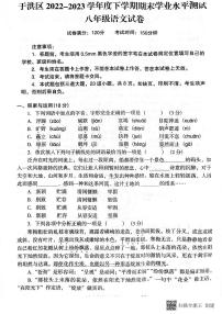 辽宁省沈阳市于洪区2022-2023学年八年级下学期6月期末语文试题