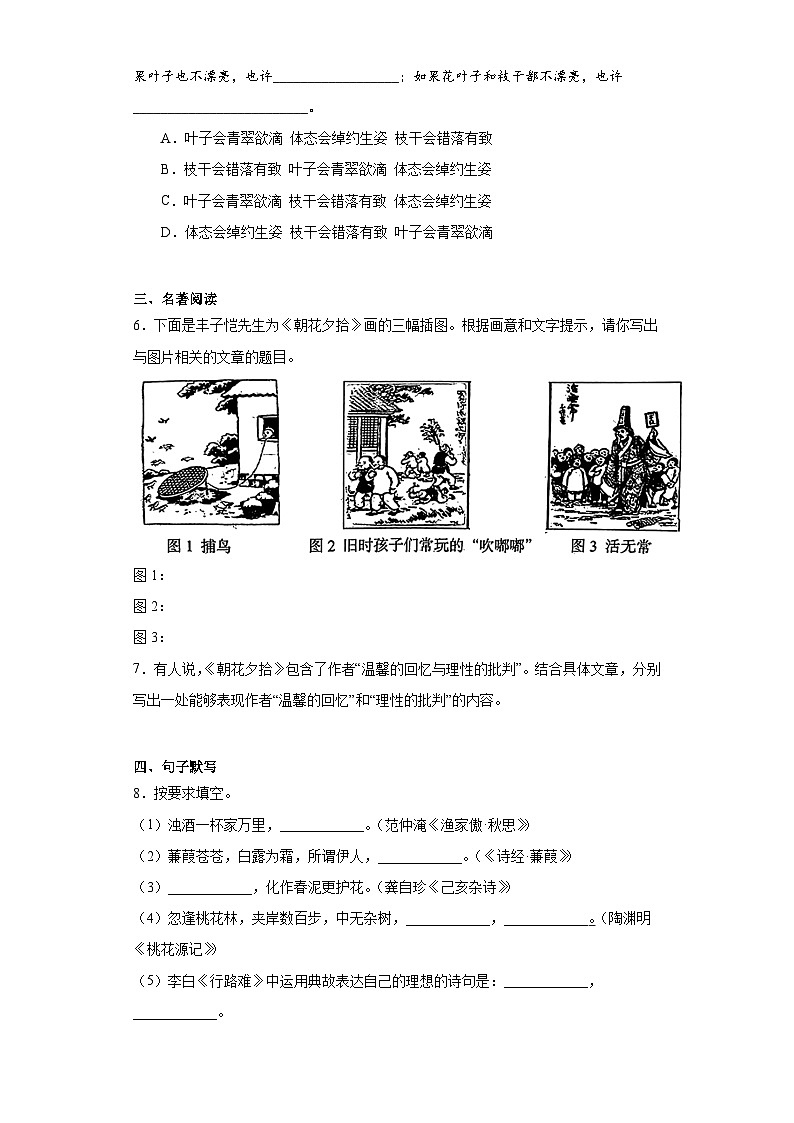 2023年湖南省益阳市安化县中考二模语文试题（含解析）02
