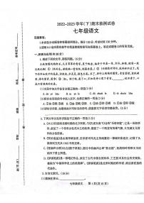 河南省焦作市2022-2023学年七年级下学期期末抽测语文试卷