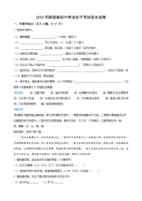 2023年陕西省中考语文真题（解析版）