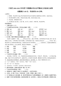辽宁省沈阳市于洪区2020-2021学年七年级下学期期末语文试题